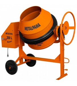 Betoneira 200 Litros Com Motor Monofásico - Com Redutor - Metalpama