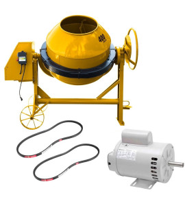 Betoneira 400 litros Com Motor Monofásico e Chave Elétrica NR12 - RLL-400NR12C/M - Rotterman